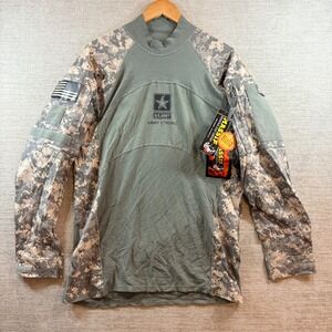 PERFORMANCE BY MASSIF US Army Combat Shirt Flame Resistant ACU Digital Camo NWT